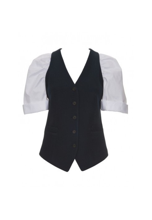 Pattern Vest of a fitted cut with sleeves (Burda 12/2012, pattern number 135)