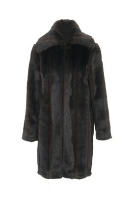 Pattern Fur coat with a wide collar (Burda 12/2011, pattern number 116)