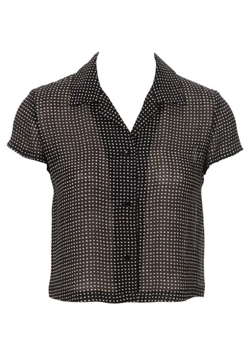 Pattern Shirt cut blouse with short sleeves (Burda 4/2012, pattern number 116 B)