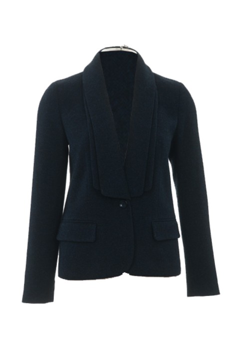 Pattern Jacket with a double shawl collar (Burda 12/2011, pattern number 121)