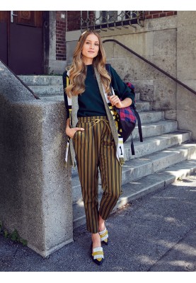 Pattern Pants with soft pleats (Burda 11/2019, pattern number 112 A)