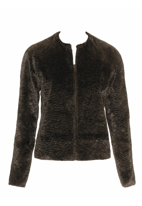 Pattern Fur jacket with raglan sleeves (Burda 12/2010, pattern number 103)