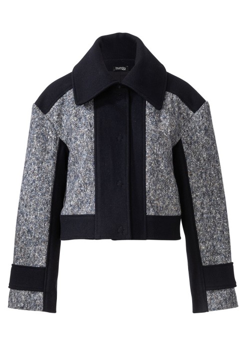 Pattern Short jacket with contrasting details (Burda 11/2019, pattern number 121)