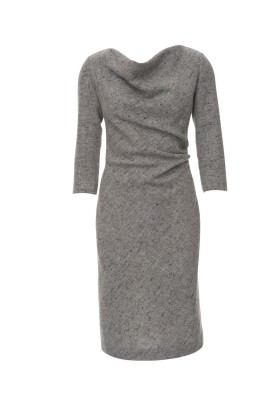 Pattern Sheath dress with 3/4 sleeves (Burda 10/2012, pattern number 118 A)