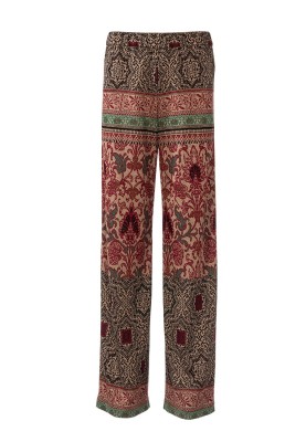 Pattern Wide-cut trousers made of knitted fabric (Burda 10/2020, pattern number 103)