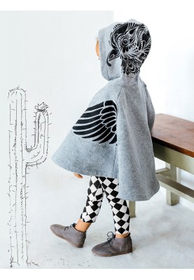 Pattern Knitted cape with a hood (Burda 11/2018, pattern number 130)