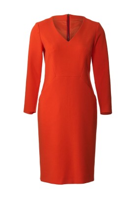 Pattern Sheath dress with pockets in relief seams (Burda 10/2019, pattern number 117)