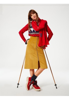 Pattern 70s-style A-line midi skirt (Burda 12/2019, pattern no. 119)