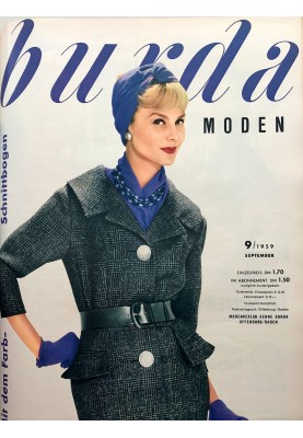 Pattern Velvet blouse from Burda Moden 9/1959 (Burda 10/2019, pattern number 119)