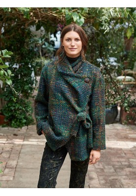 Pattern Boucle jacket with a wide shawl collar (Burda 11/2019, pattern number 101)