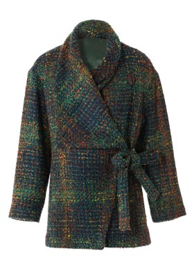 Pattern Boucle jacket with a wide shawl collar (Burda 11/2019, pattern number 101)