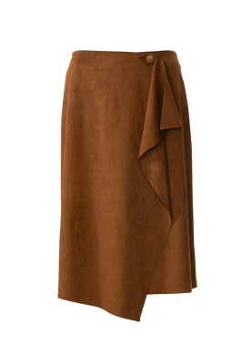 Pattern Suede skirt with smell (Burda 10/2019, pattern number 110 A)