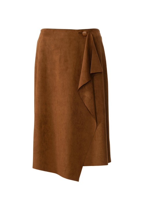 Pattern Suede skirt with smell (Burda 10/2019, pattern number 110 A)