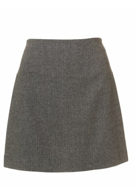 Pattern Mini skirt with high waist (Burda 12/2010, pattern number 123 A)