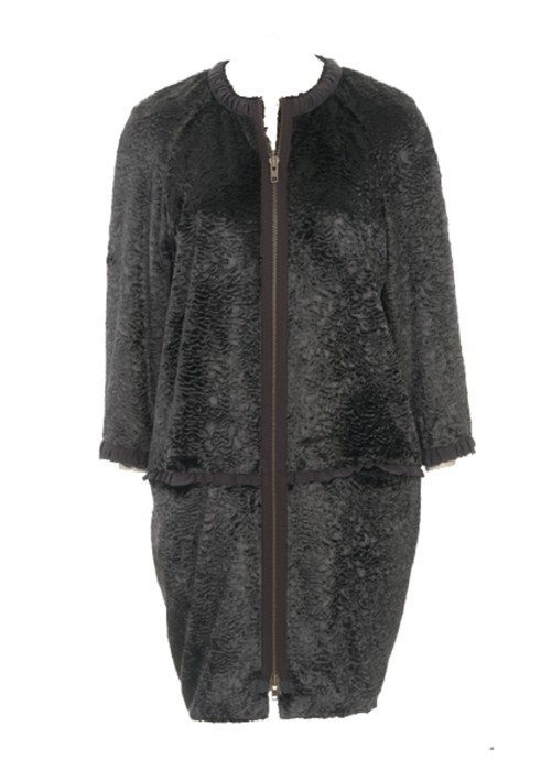 Pattern Fur coat with raglan sleeves (Burda 12/2011, pattern number 114)