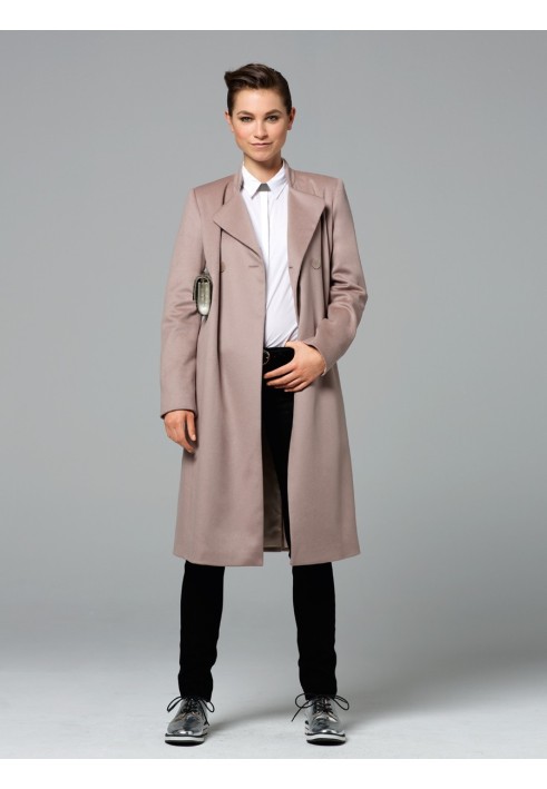 Pattern Double-breasted coat with stand-up collar (Burda 11/2012, pattern number 119)