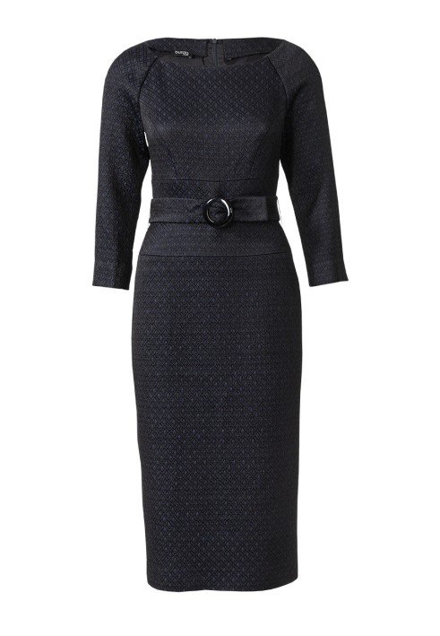 Pattern Sheath dress of medium length (Burda 11/2019, pattern number 119 A)