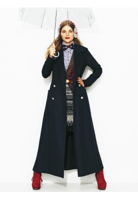 Pattern Maxi coat of a fitted silhouette (Burda 10/2011, pattern number 107)