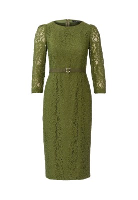 Pattern Sheath lace dress with belt (Burda 10/2020, pattern number 107)