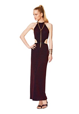 Pattern Knitted evening dress with raglan sleeves (Burda 2/2014, pattern number 6858 B)