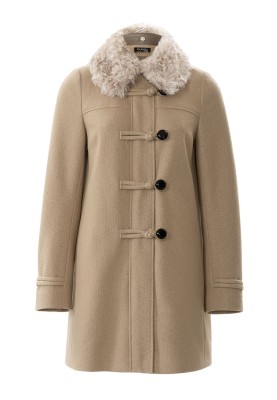 Duffle coat pattern with removable fur collar (Burda 10/2018, pattern number 109)