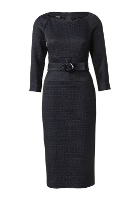 Pattern Sheath dress of medium length (Burda 11/2019, pattern number 119 A)