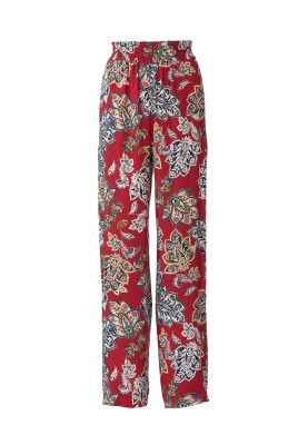 Pattern Straight-cut pants with a wide elastic waistband (Burda 1/2020, pattern number 6229 A)