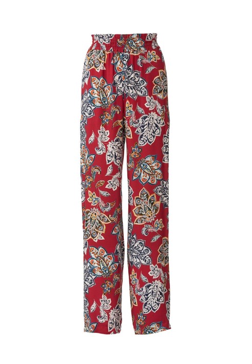 Pattern Straight-cut pants with a wide elastic waistband (Burda 1/2020, pattern number 6229 A)