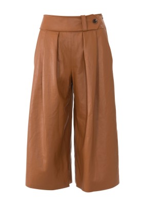 Pattern Leather culottes with a wide belt (Burda 11/2016, pattern number 118)