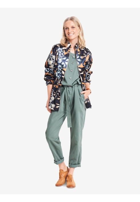 Pattern Suede jacket with gathered basque (Burda 2/2018, pattern number 6379 B)