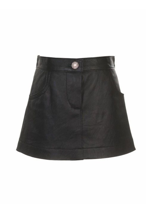 Pattern Short nappa leather skirt (Burda 11/2010, pattern number 149 B)