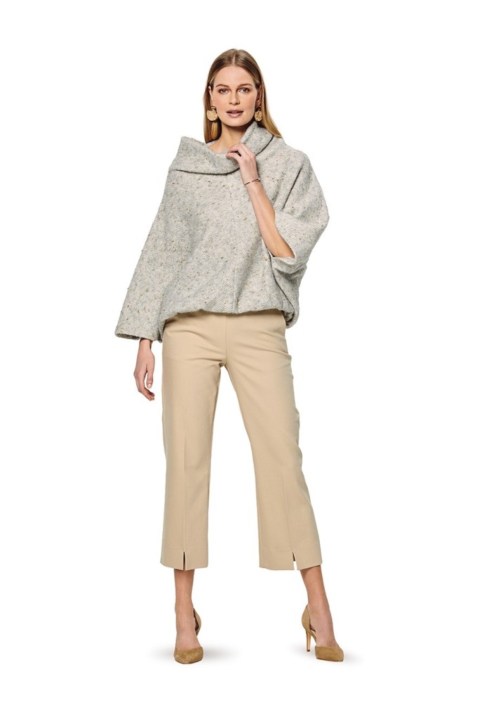 Pattern Oversize pullover with golf collar (Burda 2/2020, pattern number 6150 A)