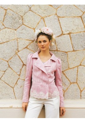 Pattern Jacket with basque and lace decor (Burda 3/2011, pattern number 115)