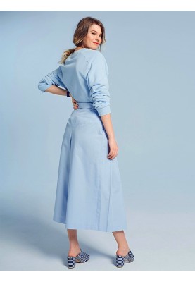 Pattern Skirt-trousers with removable belt (Burda 7/2018, pattern number 108)