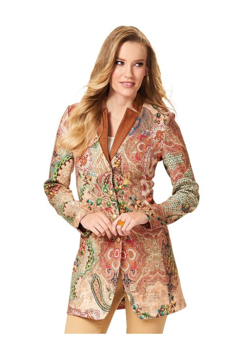 Pattern Single-breasted jacket of a fitted silhouette (Burda 2/2016, pattern number 6569 A)