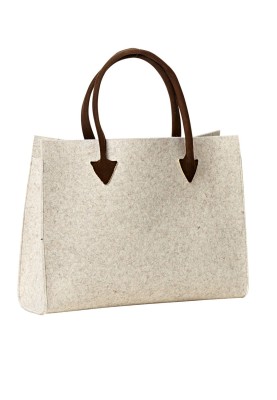 Pattern Felt bag with leather handles (Burda 2/2016, pattern number 6622 A)