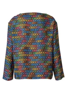 Pattern Straight-cut blouse with long sleeves (Burda 2/2020, pattern no. 6155 A)