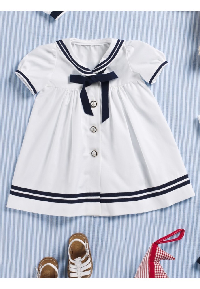 Pattern Sailor-style dress (Burda 7/2012, pattern number 146)