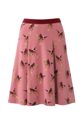 Pattern A-line skirt with a deep bow pleat (Burda 1/2020, pattern no. 6247 A)