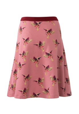 Pattern A-line skirt with a deep bow pleat (Burda 1/2020, pattern no. 6247 A)