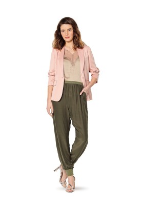 Pattern Joggers on a knitted belt (Burda 2/2020, pattern no. 6188 B)