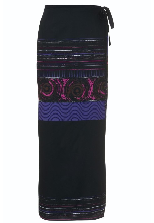 Pattern Straight cut maxi skirt with high slit (Burda 6/2010, pattern no. 142)