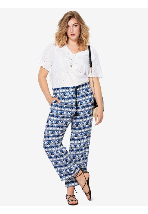 Pattern Straight-cut linen trousers with large pockets (Burda 1/2020, pattern no. 6218 A)