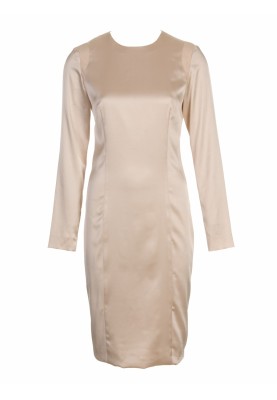 Pattern Satin sheath dress with long sleeves (Burda 11/2010, pattern number 114)