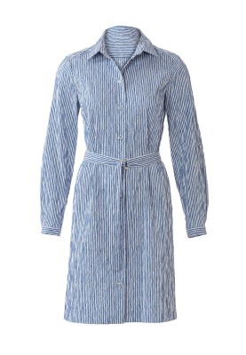 Pattern Dress-shirt with turn-down collar and belt (Burda 3/2020, pattern number 114)