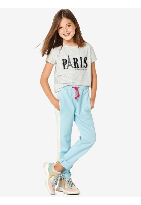 Pattern Pants in a sporty style with stripes (Burda 1/2020, pattern number 9300 C)