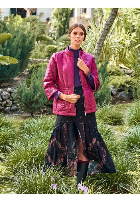 Pattern Jacket with 3/4 length bell sleeves (Burda 9/2018, pattern no. 105)