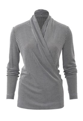 Pattern Pullover with solid collar (Burda 9/2018, pattern number 121 B)