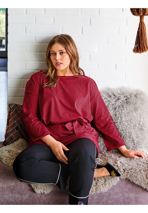 Pattern Pullover with dropped armholes (Burda 9/2018, pattern number 126 A)