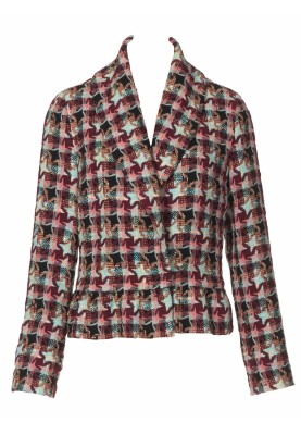 Pattern Boucle jacket with frill (Burda 9/2010, pattern number 126)